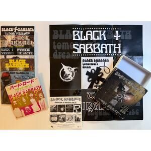 Rare Black Sabbath Singles Box Set: 1970-1978 Limited Edition, with Poster